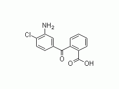 2-(3-氨基-4-氯苯甲酰）苯甲酸图1